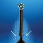 Oral-B Crossaction Electric Toothbrush Replacement Brush Head Refills, Black , 4 Count - Image 3